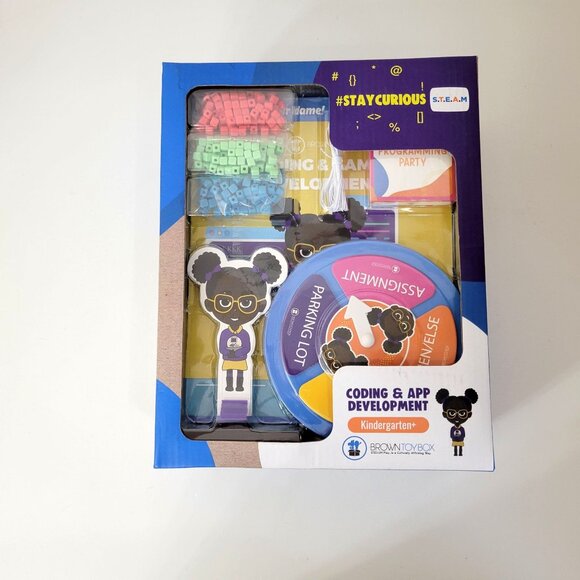 Brown Toy Box Coding and App Development Kindergarten NIB NEW in Box - Picture 1 of 7